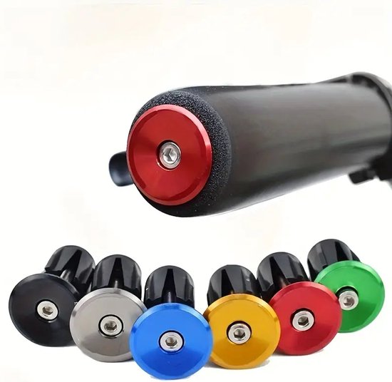 De Course Poignées Ovale De Moto Pour Guidon 22mm | Café Racer Scrambler Brat Bobber Roadster En Noir Poignée Pour Moto