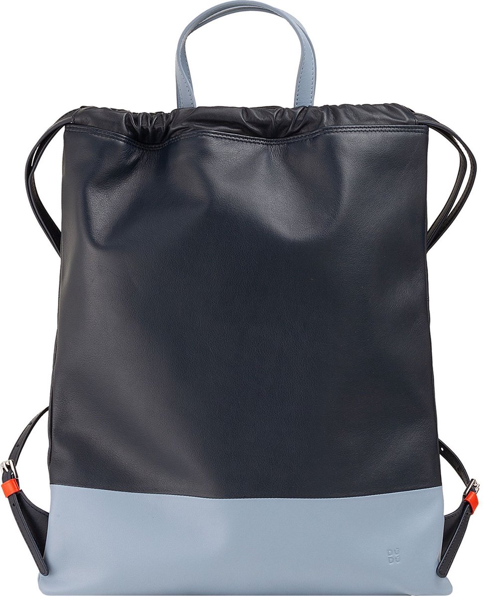 DuDu Rugzak leer 42 cm - navy
