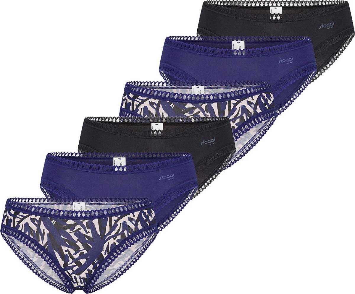 sloggi Dames slip / onderbroek 6 pack GO Crush
