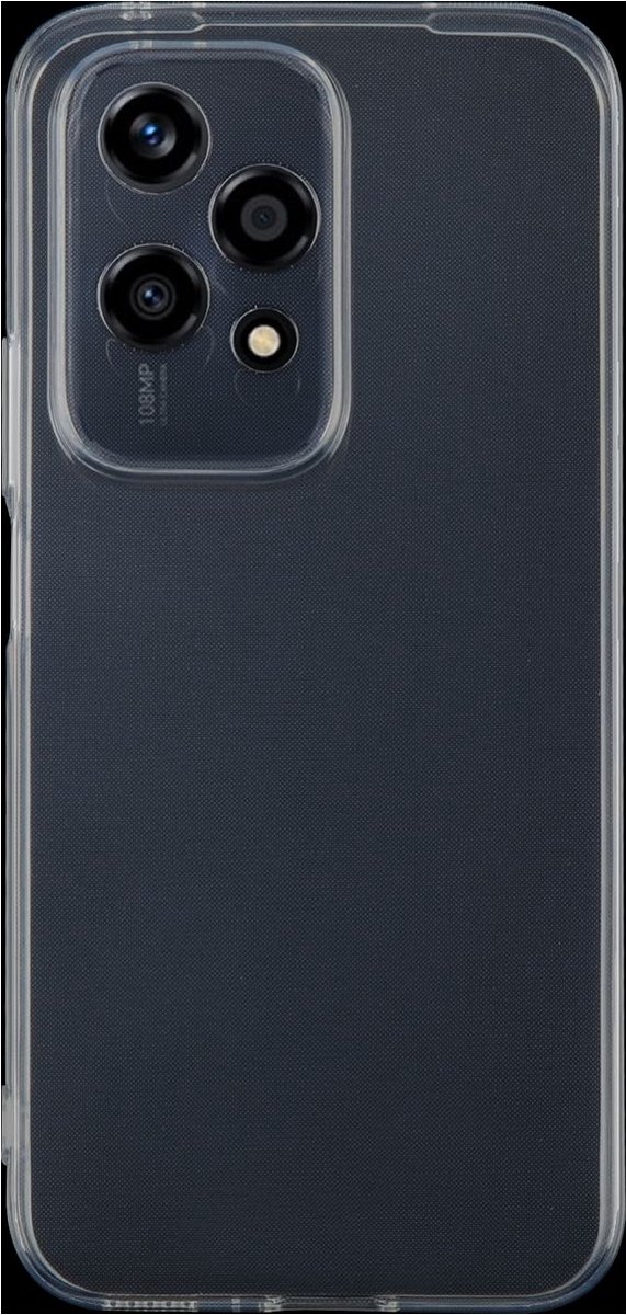 Mobigear Doorzichtig Hoesje geschikt voor HONOR 200 Lite Telefoonhoesje Flexibel TPU Extra Dun | Mobigear Ultra Thin Backcover | Doorzichtig Telefoonhoesje 200 Lite | 200 Lite Case | Back Cover - Transparant