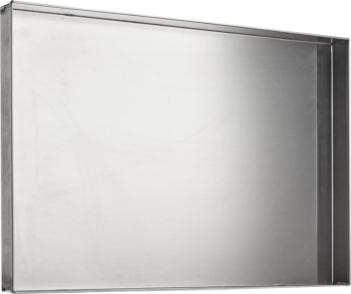 Pastry & Pizza Line Rechthoekige bakpan - afmeting 60 x 40 x 4 cm - Zilver