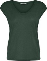 T-shirt Femme PIECES En Lurex Rayé - Manches Courtes, Coupe Décontractée