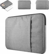Laptophoes Grijs 15 6 inch - Laptop Hoes Neopreen - Schokbestendig - Krasbestendig - Laptoptas - Laptop Sleeve - Laptop Case - Laptop Cover - Laptophoes 15 inch - Laptop tas 15/15,6 inch