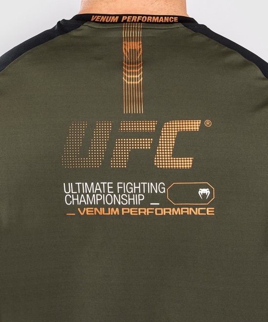 UFC x Venum Adrenaline Fight Week Dry- Tech T-Shirt Khaki Bronze taille XXL