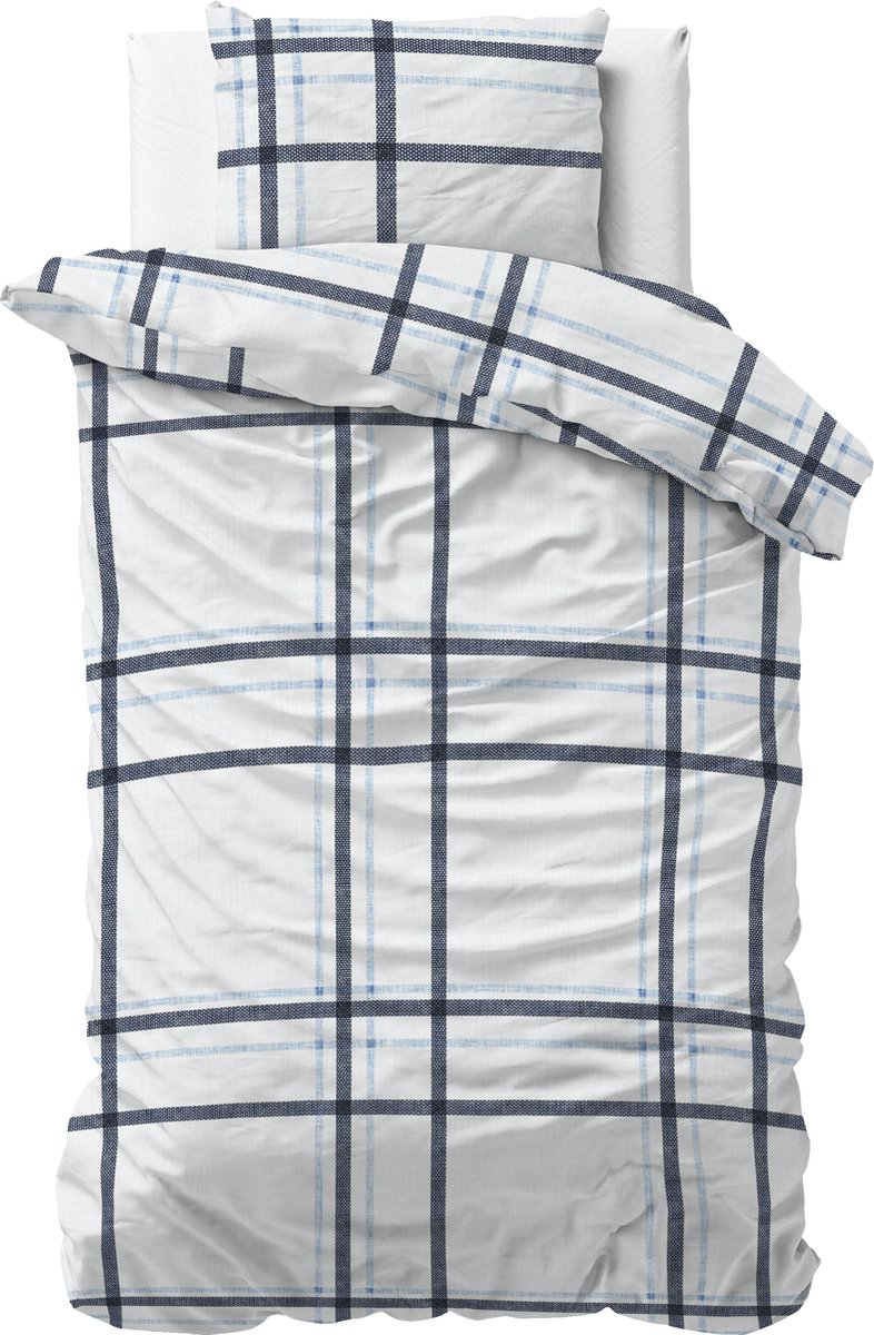 Sleeptime Simply Amazing Dekbedovertrek - 140X200/220 + 1 x kussensloop 60x70 - Wit