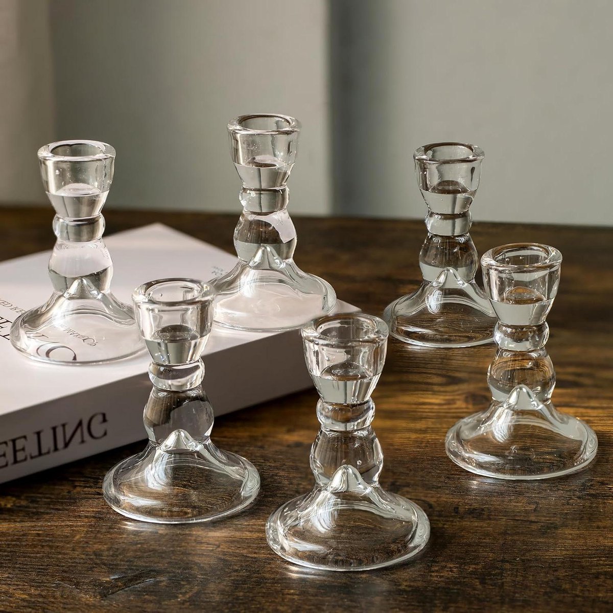 Houder voor Kandelaar - Decoratieve Kaarsenstandaard met Vintage Look
