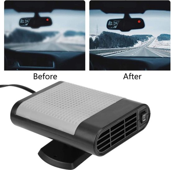 12V Autoverwarmer Voor Alle Auto's Compacte Verwarming Voor Snel Ontdooien En Vorstvrije Ruiten In De Winter 12V Autoverwarmer Voor Alle Auto's Compacte Verwarming Voor Snel Ontdooien En Vorstvrije Ruiten In De Winter