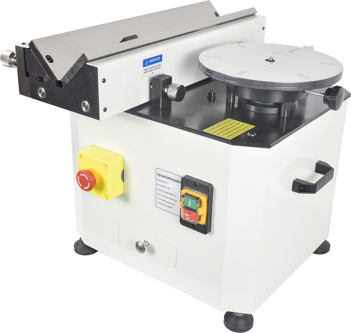 Elektrische combinatie afschuinmachine ontbraammachine 11000 tpm 1,1 kW 230V Torros EBAV500
