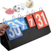 Lot De 10 Panneaux D'affichage Portables 9,5x19 Cm – Pour Concours, Vote Et Jugement – Rouge