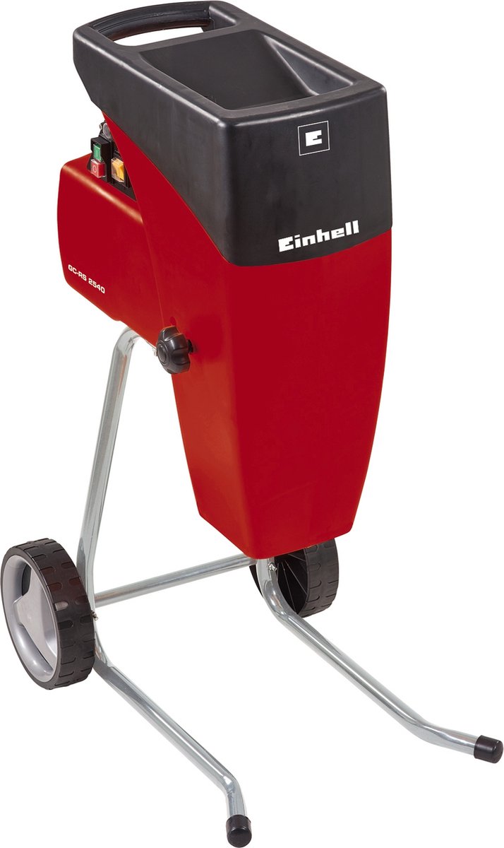 Bol.com Einhell Elektrische Hakselaar GC-RS 2540 - 2000 W - Max. takdikte: Ø40 mm - 93 dB - Snijwals - Incl. tuinafvalzak aanbieding