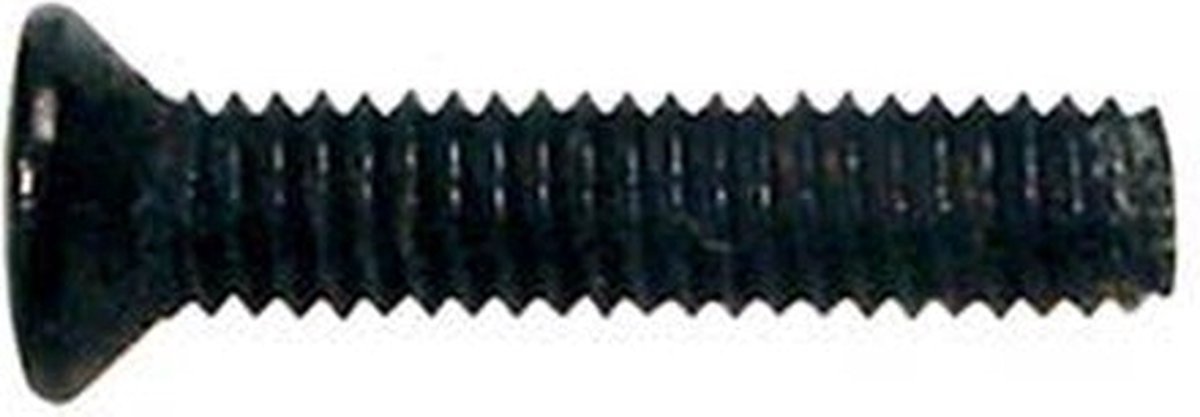 Boston PS-01-BK pickup schroeven 2,6 x 12 mm – vlak verzonken, zwart (12 stuks)