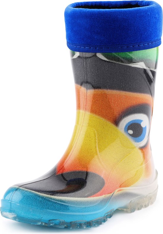Rubberen regenlaarzen met luipaardmotief - BIEGE - Dame - 18.00 Rubberen regenlaarzen met luipaardmotief - BIEGE - Dame - 18.00