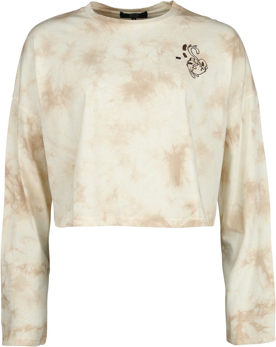 R.E.D. Rock-Engineered Design beige korte trui met print - Dames - L