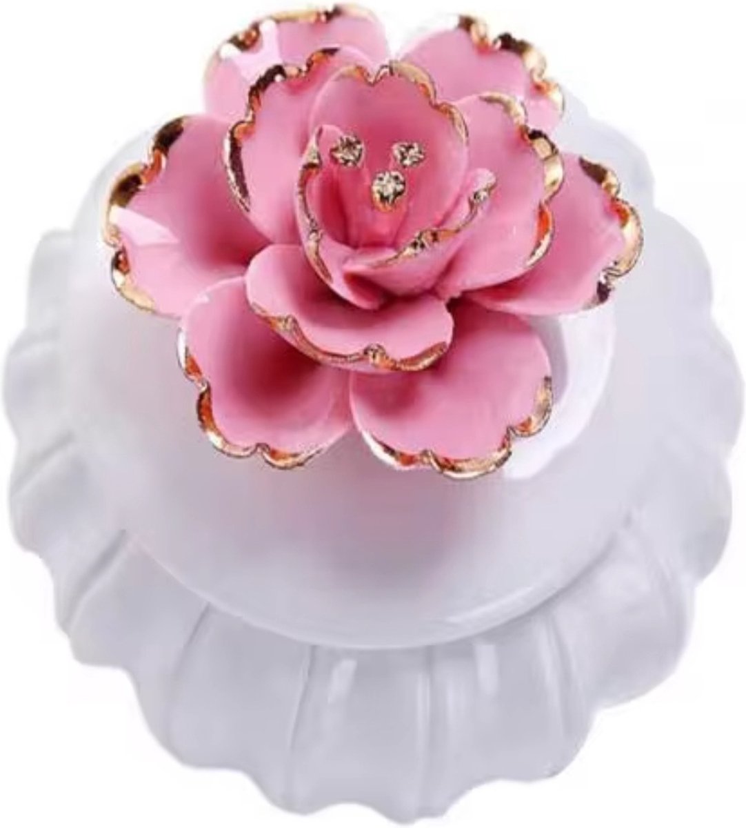 Goedkoopste Juwelendoosje Tandendoosje Bloem Roze