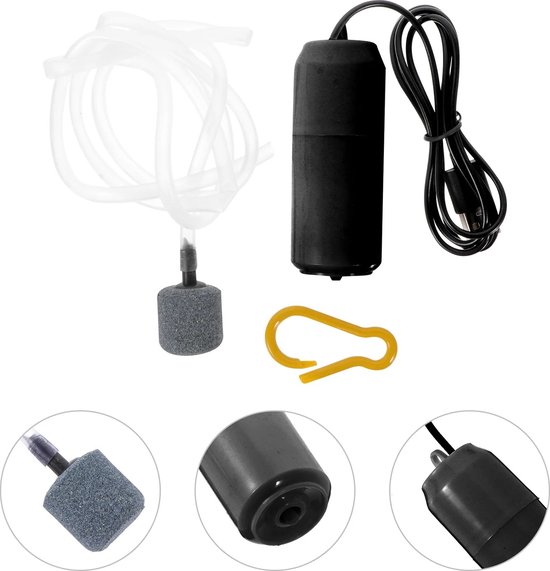 WiseGoods Premium USB Zuurstof Aquariumpomp - Aquarium Pomp - Luchtpomp - Luchtpompen - Waterpomp - Waterpompen - Luchtcompressor