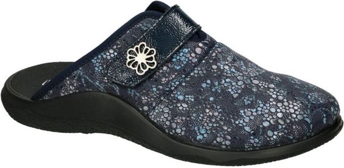 Westland -Dames - blauw donker - pantoffels - maat 41