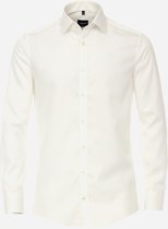 Chemise VENTI coupe moderne - longueur de manche 7 - sergé - beige - Sans repassage - Taille du col : 39