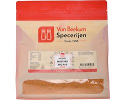 Van Beekum Specerijen - Honey Mustard BBQ Rub - 1 KG (hersluitbare stazak)