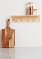 Witte - Houten - Muur - Lang - Badkamer - Kledingrekken kopen