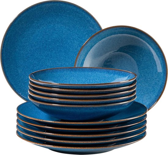 ÄSER 931614 Bel Tepo II 30-teiliges Vintage Geschirr Set für 6