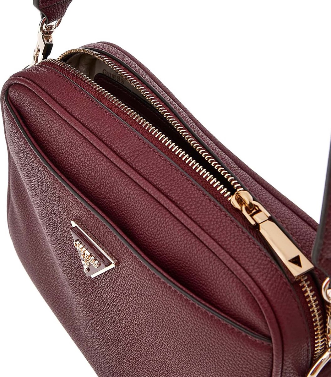 Sac Bandoulière GUESS Meridian Girlfriend – Rosewood, Taille S, Neuf
