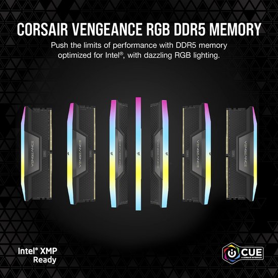 Corsair Vengeance - RAM-geheugen - 16GB - 2 x 8 GB - DDR5 - 5200