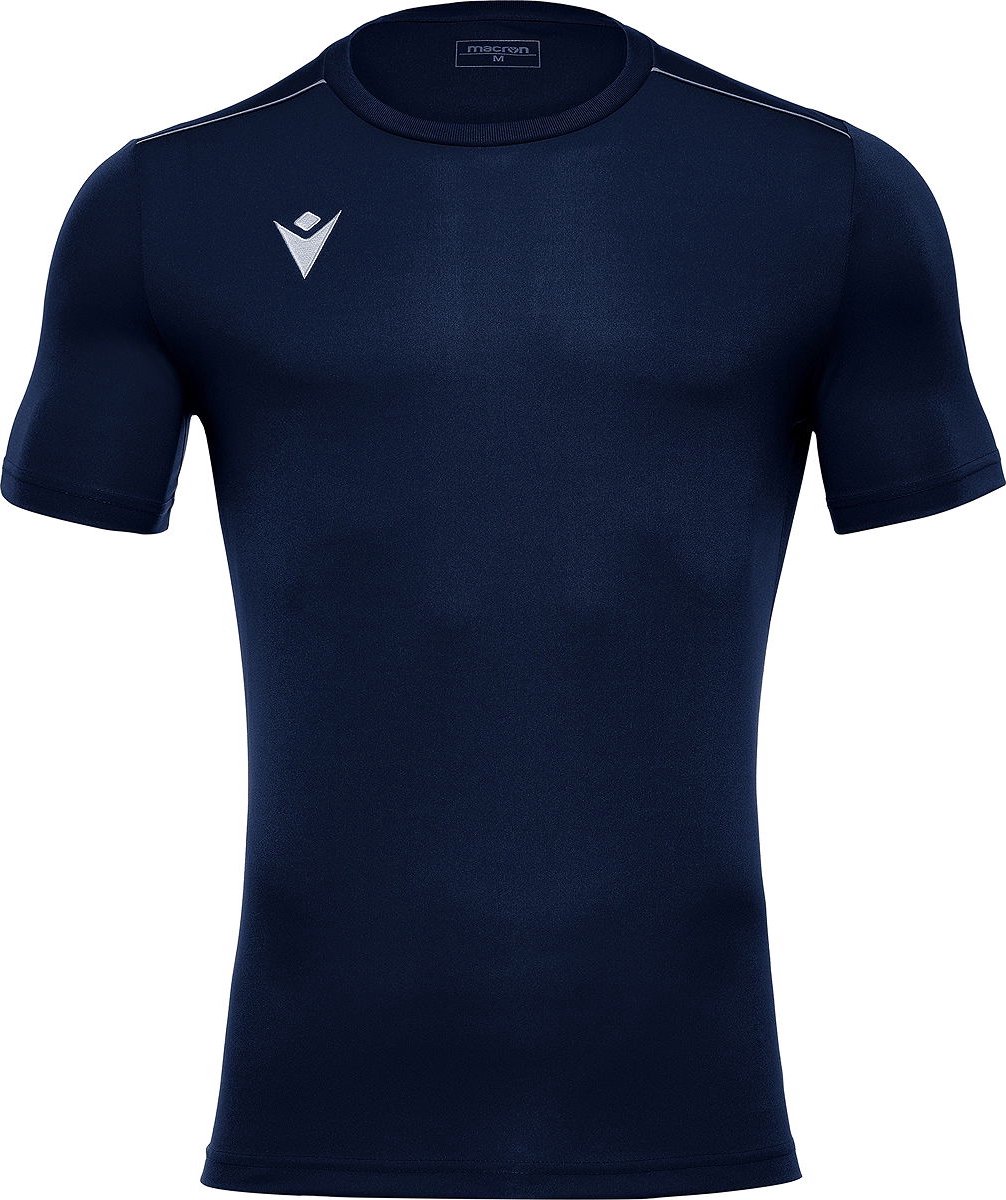 Macron Rigel Hero Shirt Korte Mouw Heren - Marine | Maat: L