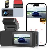Bol.com Voorste Auto WiFi Dashcam 2 Inch Scherm 150° Groothoek 1080P 64G SD-kaart Night Vision ADAS Loop Opname aanbieding