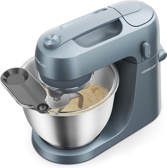 Robot culinaire Kenwood GO KZM35.000GY - Blauw - Bol mélangeur 4L - Poignée pour un déplacement facile - Robot culinaire compact - Ranger dans un placard ou un tiroir de cuisine - [pièce collection GO]