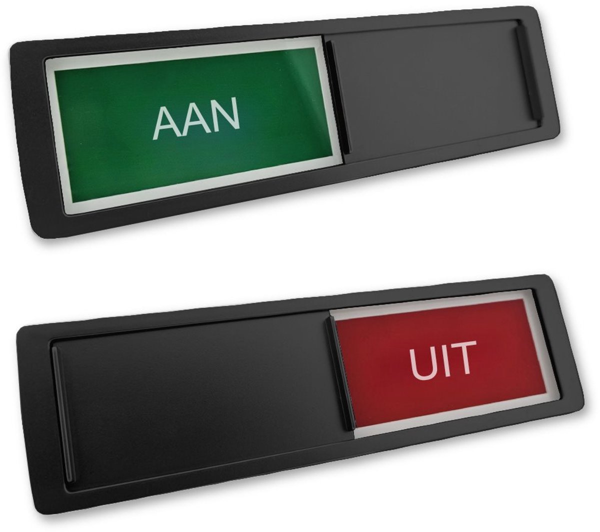 CombiCraft schuifbordje met "Aan-Uit" in zwart 178 x 50 mm - per 1 stuk