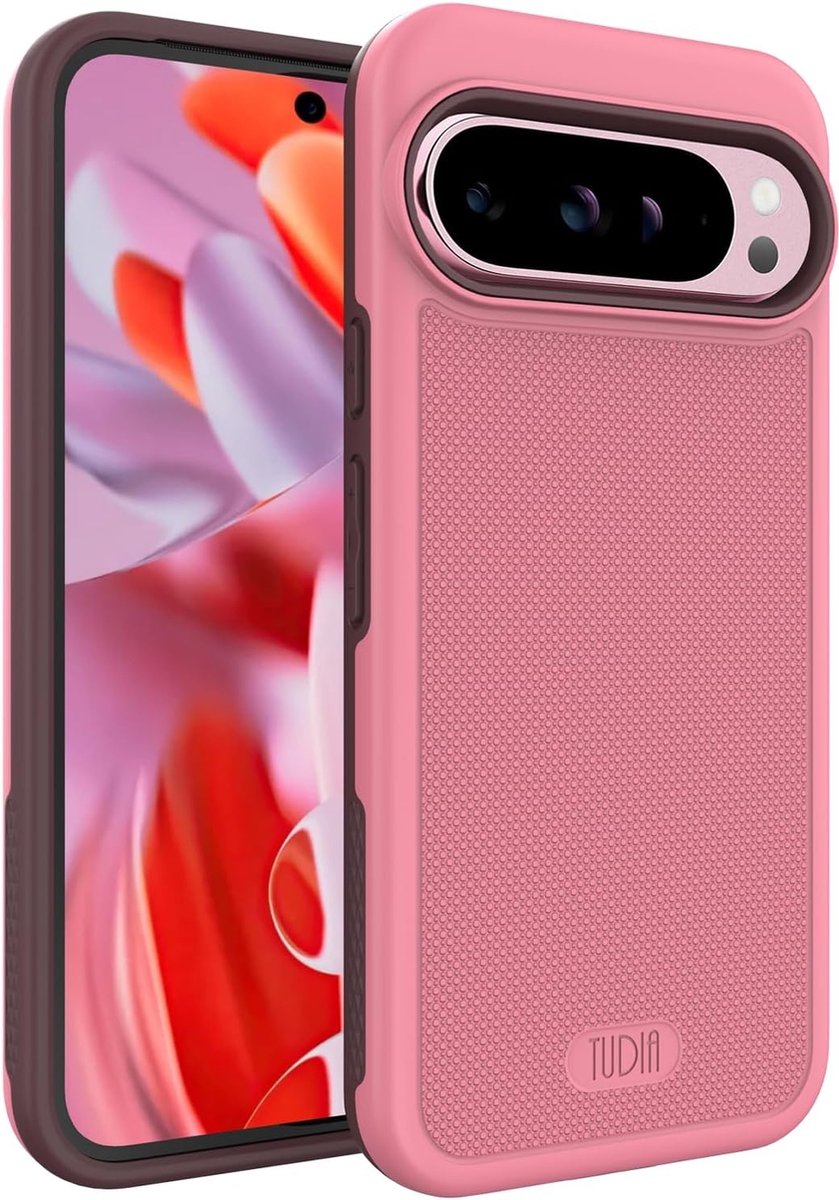 TUDIA MergeGrip Hoesje voor Google Pixel 9 Pro XL Roze