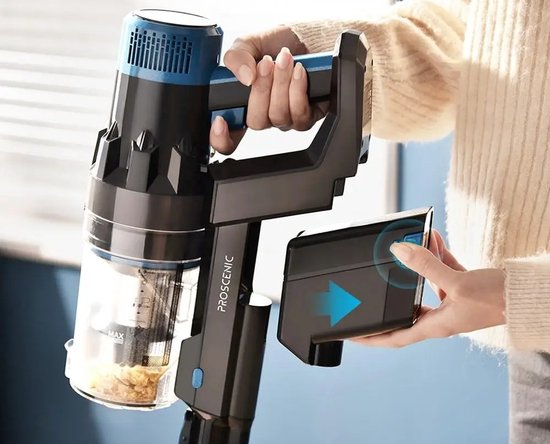 Aspirateur balai Eszenzics™ ProP11 - Sans fil - Aspirateur puissant 30 kPa - 60 minutes - Brosse démêlante - Filtre 4 couches - Affichage LED - Aspirateur à main