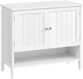 SoBuy Schoenenopbergkast Schoenenkast Schoenenkast 4 Kleppen Halkast Schoenenopbergkast Grijs 100x19x90cm Fsr100 Hg