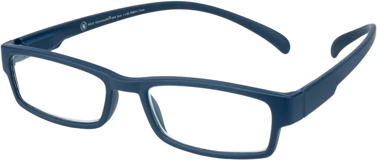 Leesbril Klammeraffe -No. 01-Donkerblauw-+1.50