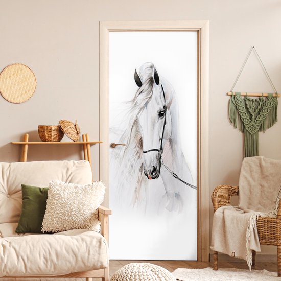 VIRANDA 3D Deurstickers Zelfklevend Deurbehang - trap - Deurfolie Deur poster PVC Afneembaar Waterdicht Stickers 77 x 200 cm