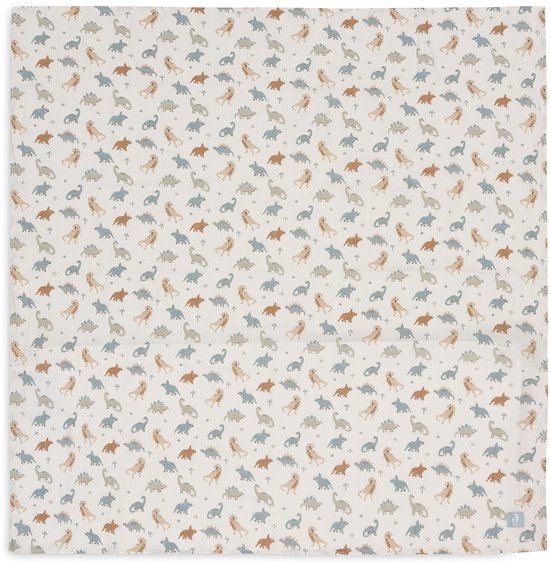 Jollein - Hydrofiele Doek Large 115x115cm - Inbakerdoek, Spuugdoekjes, Baby Doeken - Zacht Katoen - 2 Stuks - Roarsome van Jollein — afbeelding 5