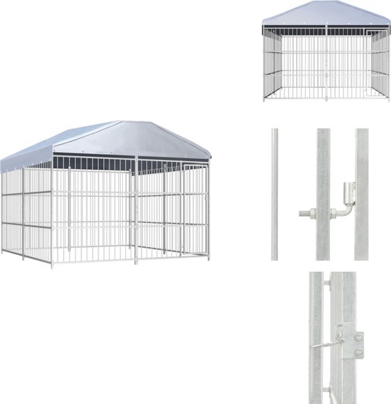 VidaXL Hondenkennel voor buiten 150x150x185 cm kopen? Vergelijk de