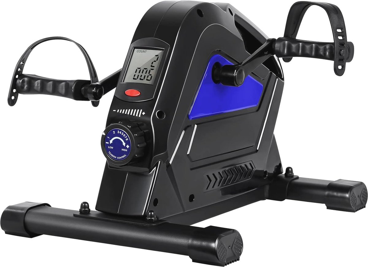 Mini Pedaaloefenaar - Opvouwbare Hometrainer voor Arm en Been Training met LCD-Scherm
