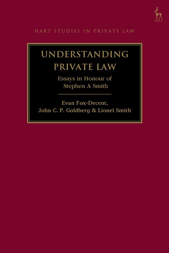 Hart Studies in Private Law- Understanding Private Law - cover