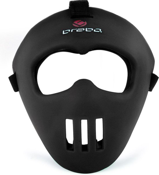 Brabo Brabo Facemask Jr - Spelersmasker - Zwart