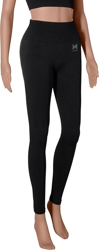 Xtreme - Ensemble de sport femme - Leggings/Crop Top - Zwart - XL - Leggings de sport - Crop top de Sport