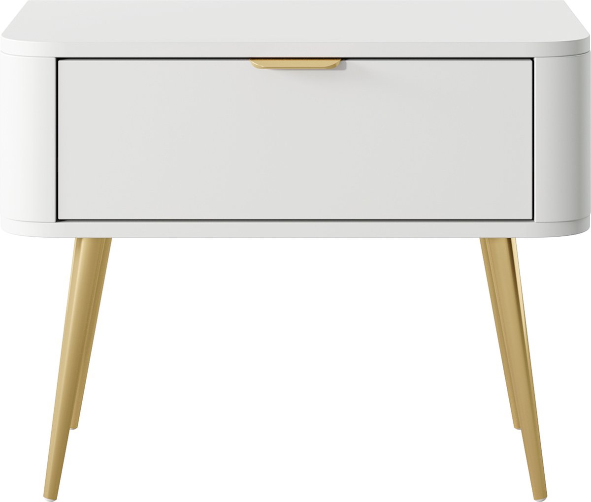 Selsey Oval - Nachtkastje met lade 63 cm - Wit