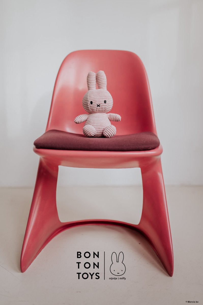 Bon Ton Toys Nijntje - ECO Corduroy Pink - 23 cm - 9" — afbeelding 4
