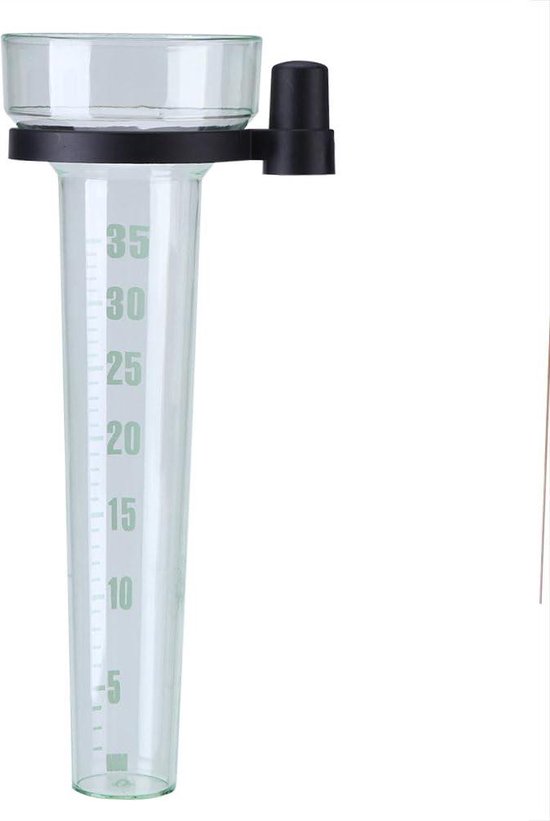 Foto: Regenmeter neerslagmeter zerodis professionele buiten tuin houder 35 mm capaciteit buis nauwkeurige meting