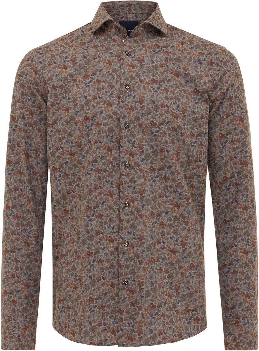 DAMIANO Shirt with melange flowers Multi (TRSHIE391 - 1000)