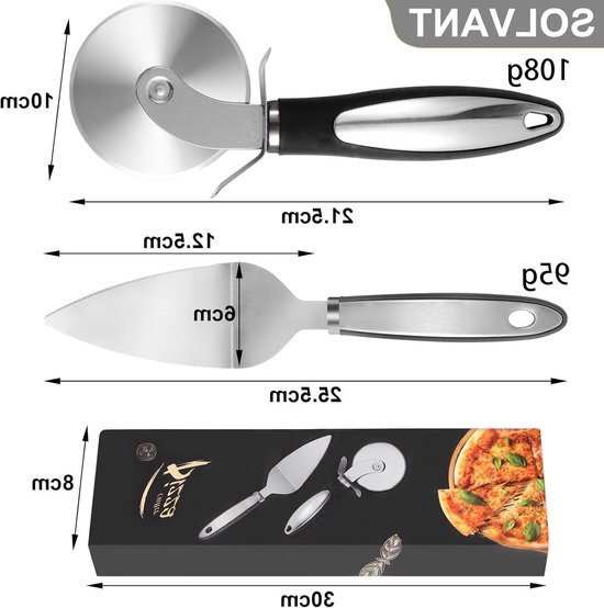 Hoogwaardige pizzamessen voor moeiteloos snijden