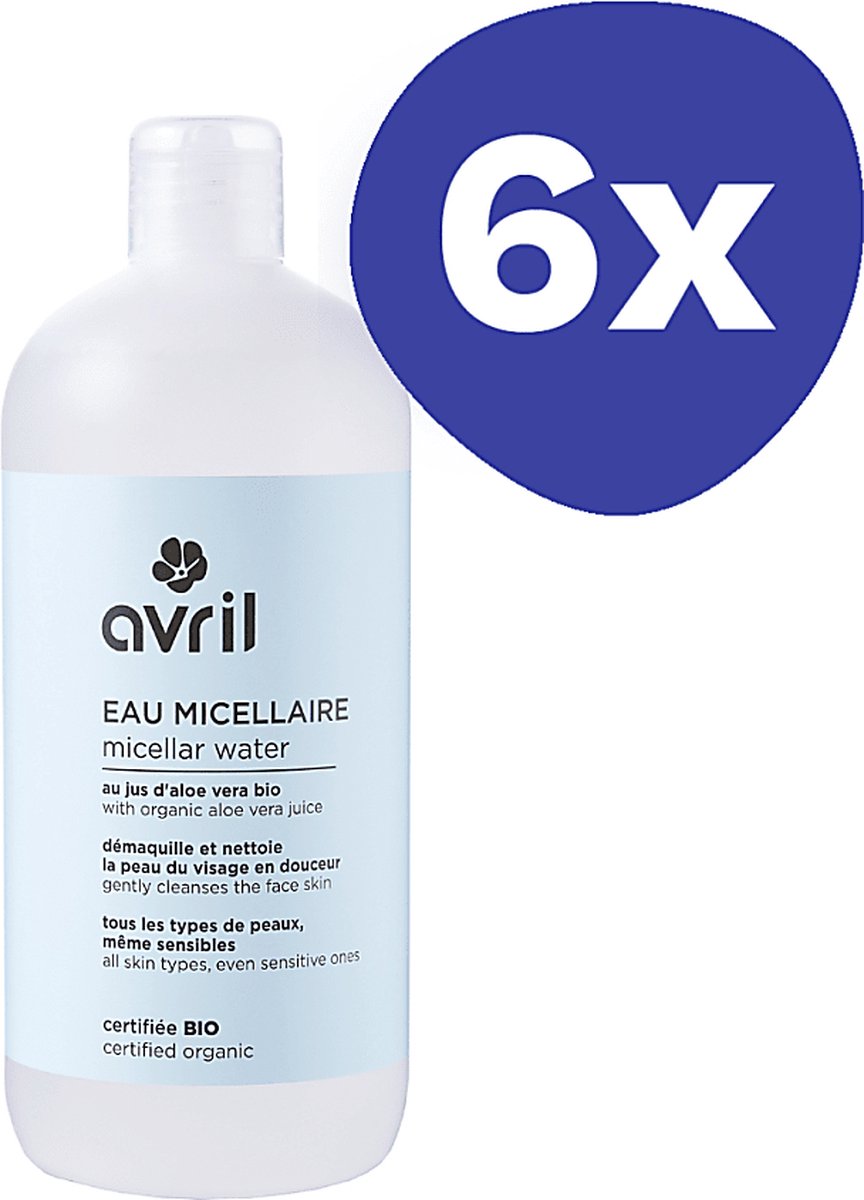 Goedkoopste Avril Reinigend Micellair Water (6x 500ml