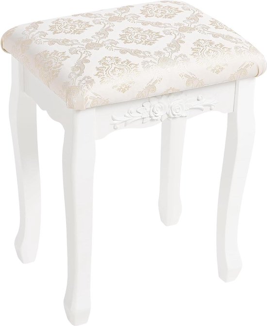 Balurukt Vanity kaptafel en stoel met strik rugleuning, fluwelen Balurukt Vanity kaptafel en stoel met strik rugleuning, fluwelen