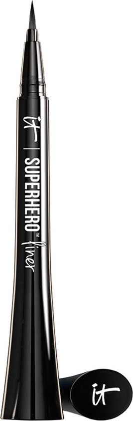 IT Cosmetics Superhero™ No-Tug Liquid Pen Liner - Waterproof & Langhoudende formule - Zwart