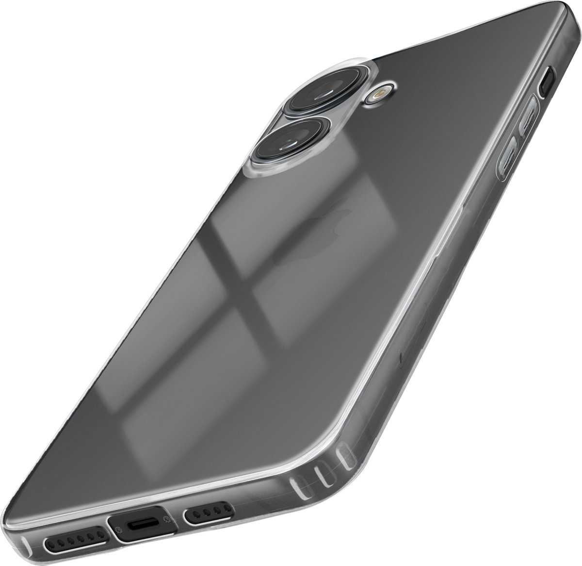 Avizar Beschermhoesje Geschikt voor Apple iPhone 16 Pro dikte 1,5 mm, Transparant
